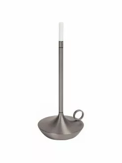 Graypants Kleine Mobile Dimmbare Tischlampe Wick mit Touchfunktion, Ø 12 x H 26 cm