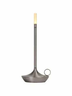 Graypants Kleine Mobile Dimmbare Tischlampe Wick mit Touchfunktion, Ø 12 x H 26 cm -Leuchten Verkaufsladen Kleine Mobile Dimmbare Tischlampe Wick mit Touchfunktion 9