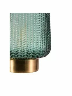 Pauleen Kleine Mobile LED-Tischlampe Pretty Glamour in Türkis mit Timerfunktion, Ø 19 x H 26 cm -Leuchten Verkaufsladen Kleine Mobile LED Tischlampe Pretty Glamour in Turkis mit Timerfunktion 4