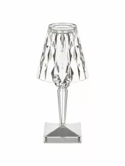 Kartell Kleine Mobile Tischlampe Battery, Ø 12 x H 26 cm