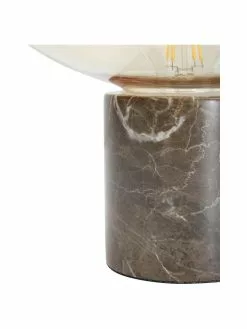 Westwing Collection Kleine Nachttischlampe Alma mit Marmorfuß, Ø 23 x H 24 cm -Leuchten Verkaufsladen Kleine Nachttischlampe Alma mit Marmorfuss 5