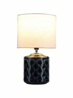 Pauleen Kleine Nachttischlampe Glowing Midnight aus Keramik, Ø 18 x H 32 cmNur noch wenige verfügbar -Leuchten Verkaufsladen Kleine Nachttischlampe Glowing Midnight aus Keramik 3