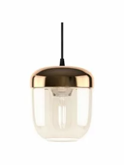 Umage Kleine Pendelleuchte Acorn aus Glas, Ø 14 x H 16 cm