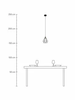 Westwing Collection Kleine Pendelleuchte Agnes im Industrial-Style, Ø 21 x H 22 cm -Leuchten Verkaufsladen Kleine Pendelleuchte Agnes im Industrial Style 2