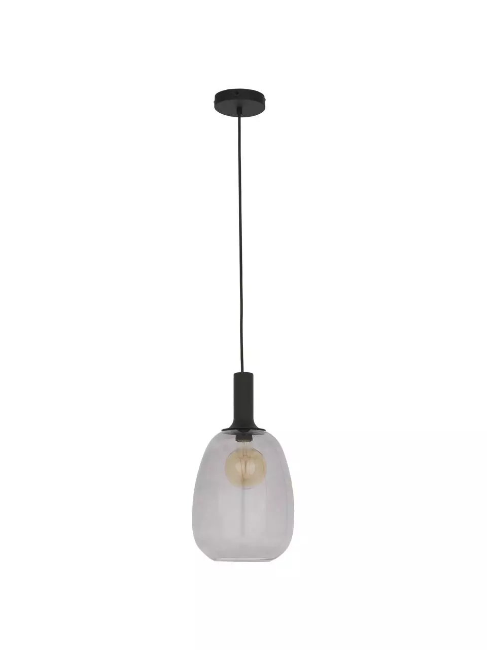 Nordlux Kleine Pendelleuchte Alton aus Glas, Ø 23 x H 43 cm 6 Nordlux Kleine Pendelleuchte Alton aus Glas, Ø 23 x H 43 cm – Bild 4