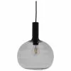 Nordlux Kleine Pendelleuchte Alton aus Rauchglas, Ø 25 x H 33 cm -Leuchten Verkaufsladen Kleine Pendelleuchte Alton aus Rauchglas