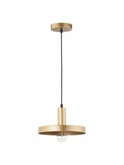 Kleine Pendelleuchte Garni in Goldfarben, Ø 25 x H 15 cm -Leuchten Verkaufsladen Kleine Pendelleuchte Garni in Goldfarben 3