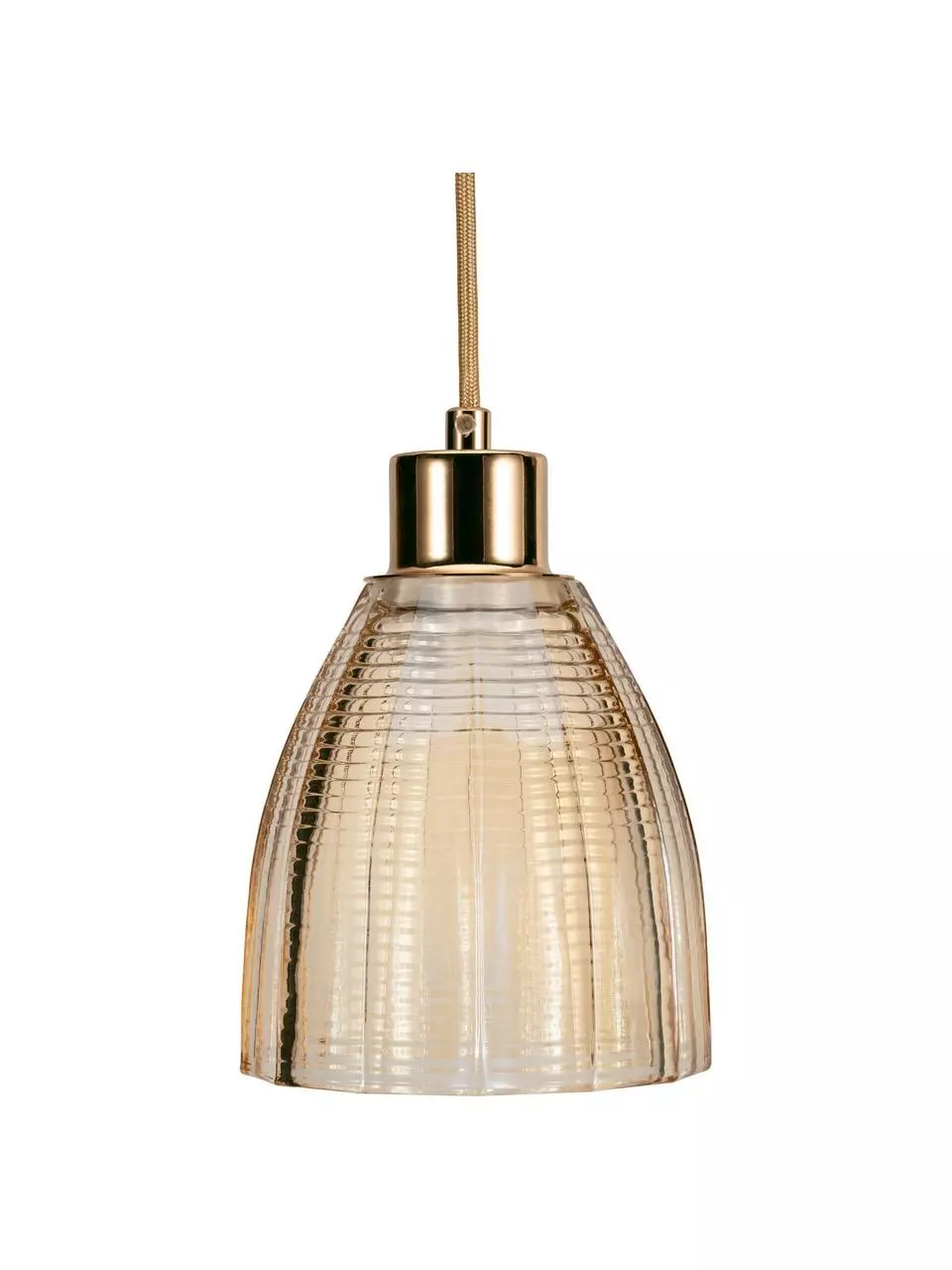 Pauleen Kleine Pendelleuchte Gleaming Gold aus Glas, Ø 13 x H 14 cm 3 Pauleen Kleine Pendelleuchte Gleaming Gold aus Glas, Ø 13 x H 14 cm