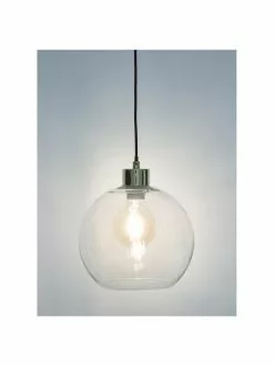 Westwing Collection Kleine Pendelleuchte Irina aus Glas, Ø 24 x H 22 cm -Leuchten Verkaufsladen Kleine Pendelleuchte Irina aus Glas 4