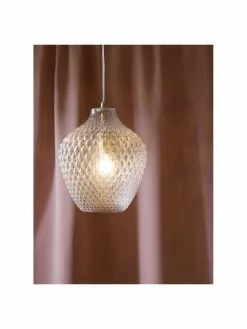 Westwing Collection Kleine Pendelleuchte Lee aus Glas, Ø 27 x H 33 cm -Leuchten Verkaufsladen Kleine Pendelleuchte Lee aus Glas 10