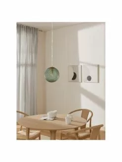 Westwing Collection Kleine Pendelleuchte Lorna aus Glas, Ø 25 cm 9 Westwing Collection Kleine Pendelleuchte Lorna aus Glas, Ø 25 cm -Leuchten Verkaufsladen Kleine Pendelleuchte Lorna aus Glas 1