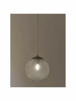 Westwing Collection Kleine Pendelleuchte Lorna aus Glas, Ø 25 cm -Leuchten Verkaufsladen Kleine Pendelleuchte Lorna aus Glas 17