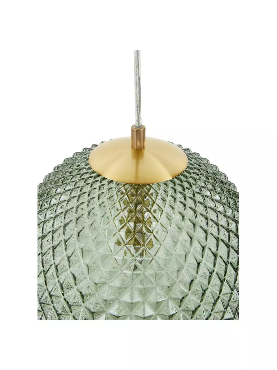 Westwing Collection Kleine Pendelleuchte Lorna aus Glas, Ø 25 cm 8 Westwing Collection Kleine Pendelleuchte Lorna aus Glas, Ø 25 cm – Bild 6