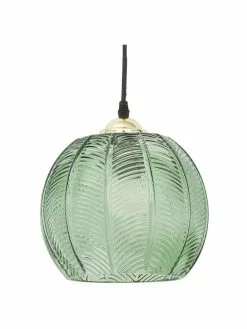 Bloomingville Kleine Pendelleuchte Luisa aus Glas, Ø 22 x H 20 cm