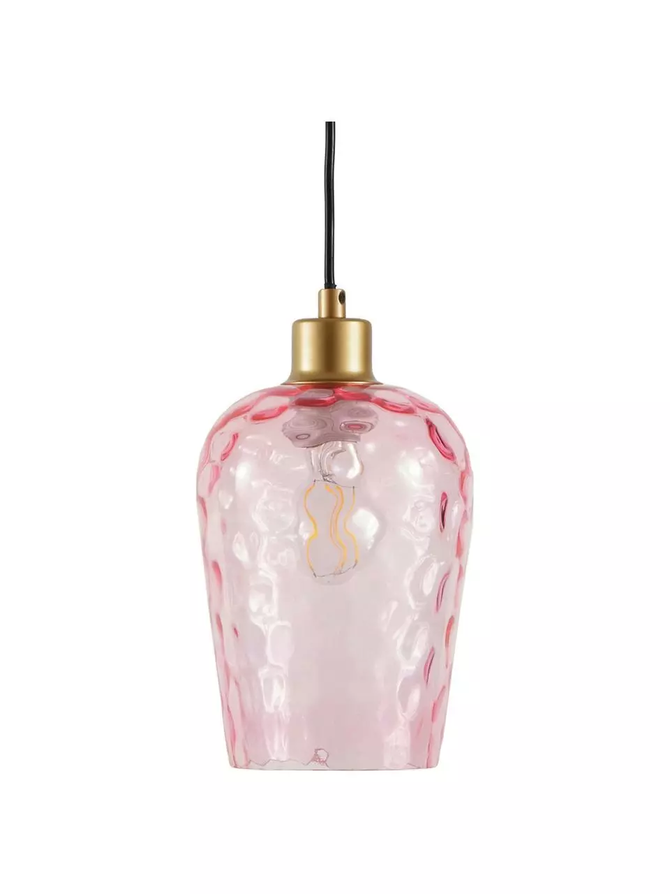 Westwing Collection Kleine Pendelleuchte Rania in Rosa, Ø 14 x H 20 cm 3 Westwing Collection Kleine Pendelleuchte Rania in Rosa, Ø 14 x H 20 cm
