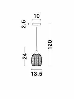 Kleine Pendelleuchte Vario aus satiniertem Glas, Ø 14 x 24 cm -Leuchten Verkaufsladen Kleine Pendelleuchte Vario aus satiniertem Glas 2