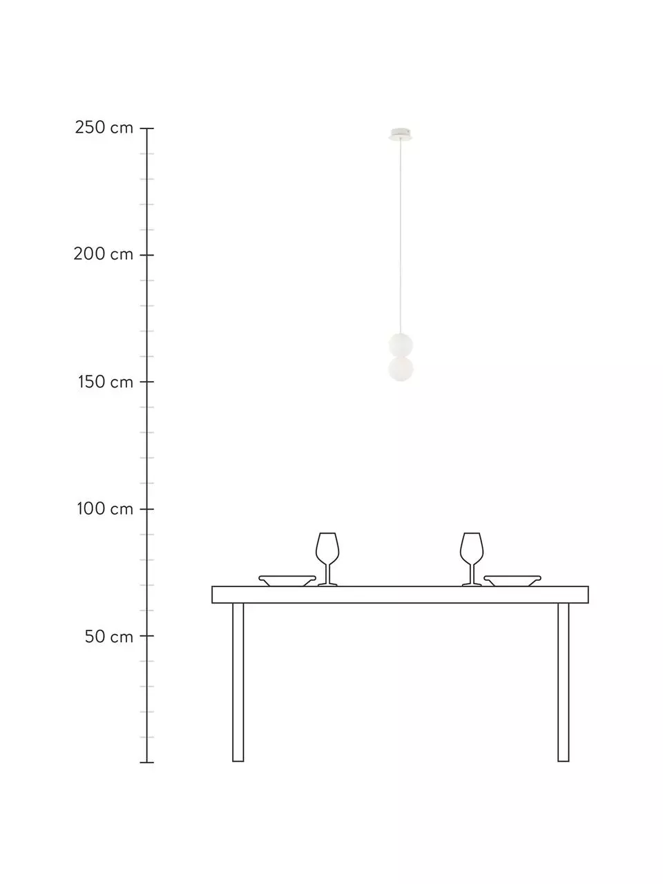 Kleine Pendelleuchte Zero aus Glas und Beton, Ø 10 x H 20 cm 6 Kleine Pendelleuchte Zero aus Glas und Beton, Ø 10 x H 20 cm – Bild 4