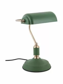 Kleine Retro-Schreibtischlampe Bank aus Metall, B 27 x H 34 cmNur noch wenige verfügbar