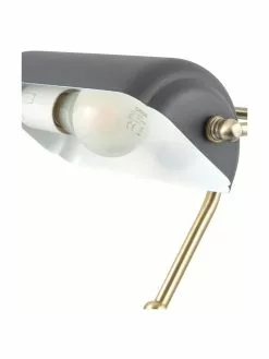 Kleine Retro-Schreibtischlampe Bank aus Metall, B 27 x H 34 cmNur noch wenige verfügbar -Leuchten Verkaufsladen Kleine Retro Schreibtischlampe Bank aus Metall 9