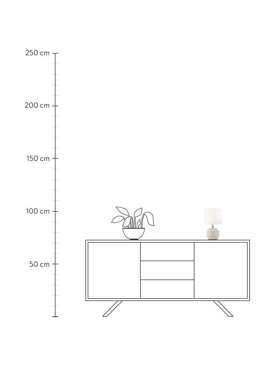 Pauleen Kleine Tischlampe Bright Soul in Beige, Ø 18 x H 30 cm 5 Pauleen Kleine Tischlampe Bright Soul in Beige, Ø 18 x H 30 cm – Bild 3