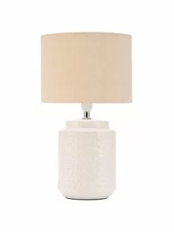 Pauleen Kleine Tischlampe Charming Bloom in Beige , Ø 21 x H 35 cm