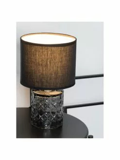 Pauleen Kleine Tischlampe Crystal Glow mit Glasfuß, Ø 15 x H 29 cm -Leuchten Verkaufsladen Kleine Tischlampe Crystal Glow mit Glasfuss 5