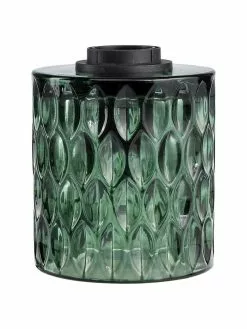 Pauleen Kleine Tischlampe Crystal Magic aus grünem Glas, Ø 11 x H 13 cm -Leuchten Verkaufsladen Kleine Tischlampe Crystal Magic aus grunem Glas 5