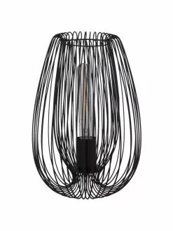 Kleine Tischlampe Lucid aus Metall, Ø 22 x H 33 cm