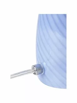 Bahne Kleine Tischlampe Mushroom aus Glas in Blau, Ø 19 x H 23 cm -Leuchten Verkaufsladen Kleine Tischlampe Mushroom aus Glas in Blau 4