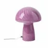 Bahne Kleine Tischlampe Mushroom aus Glas in Rosa, Ø 19 x H 23 cmNur noch wenige verfügbar 2 Bahne Kleine Tischlampe Mushroom aus Glas in Rosa, Ø 19 x H 23 cmNur noch wenige verfügbar -Leuchten Verkaufsladen Kleine Tischlampe Mushroom aus Glas in Rosa