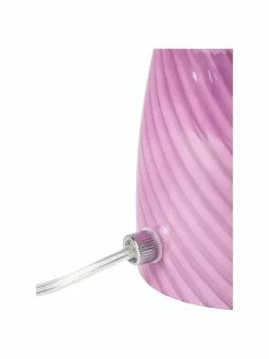 Bahne Kleine Tischlampe Mushroom aus Glas in Rosa, Ø 19 x H 23 cmNur noch wenige verfügbar -Leuchten Verkaufsladen Kleine Tischlampe Mushroom aus Glas in Rosa 4