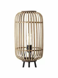 Kleine Tripod Stehlampe Woodrow aus Rattan, Ø 45 x H 130 cmNur noch 1 Artikel verfügbar -Leuchten Verkaufsladen Kleine Tripod Stehlampe Woodrow aus Rattan 5
