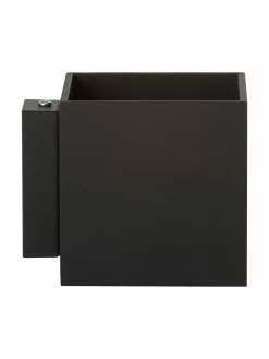 Kleine Wandleuchte Quad in Schwarz, B 10 x H 10 cm -Leuchten Verkaufsladen Kleine Wandleuchte Quad in Schwarz 5