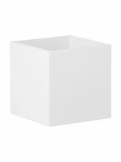 Kleine Wandleuchte Quad in Weiß, B 10 x H 10 cm