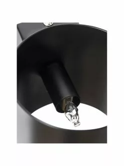 Kleine Wandleuchte Roda in Schwarz, B 10 x H 10 cm -Leuchten Verkaufsladen Kleine Wandleuchte Roda in Schwarz 5