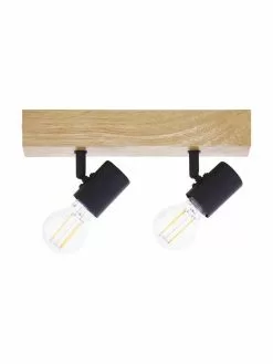 Kleiner Deckenstrahler Townshend aus Holz, B 30 x H 13 cmNur noch wenige verfügbar