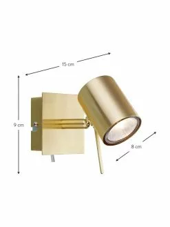 Markslöjd Kleiner Verstellbarer Wandstrahler Hyssna mit Stecker, T 15 x H 9 cm -Leuchten Verkaufsladen Kleiner Verstellbarer Wandstrahler Hyssna mit Stecker 2