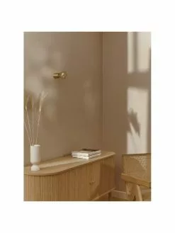 Westwing Collection Kleiner Wand- und Deckenspot Chanty in Gold, Ø 6 cm, T 7 cm -Leuchten Verkaufsladen Kleiner Wand und Deckenspot Chanty in Gold 2