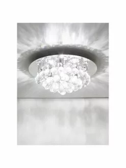 Searchlight Kristall-Deckenleuchte Helena, Ø 35 x H 18 cm -Leuchten Verkaufsladen Kristall Deckenleuchte Helena 2