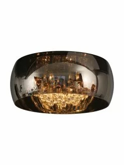 Lucide Kristall-Deckenleuchte Pearl aus Glas, Ø 40 x H 21 cm