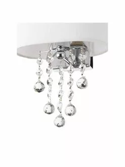 Searchlight Kristall-Wandleuchte Nora mit Schalter, B 18 x H 27 cmNur noch wenige verfügbar -Leuchten Verkaufsladen Kristall Wandleuchte Nora mit Schalter 5