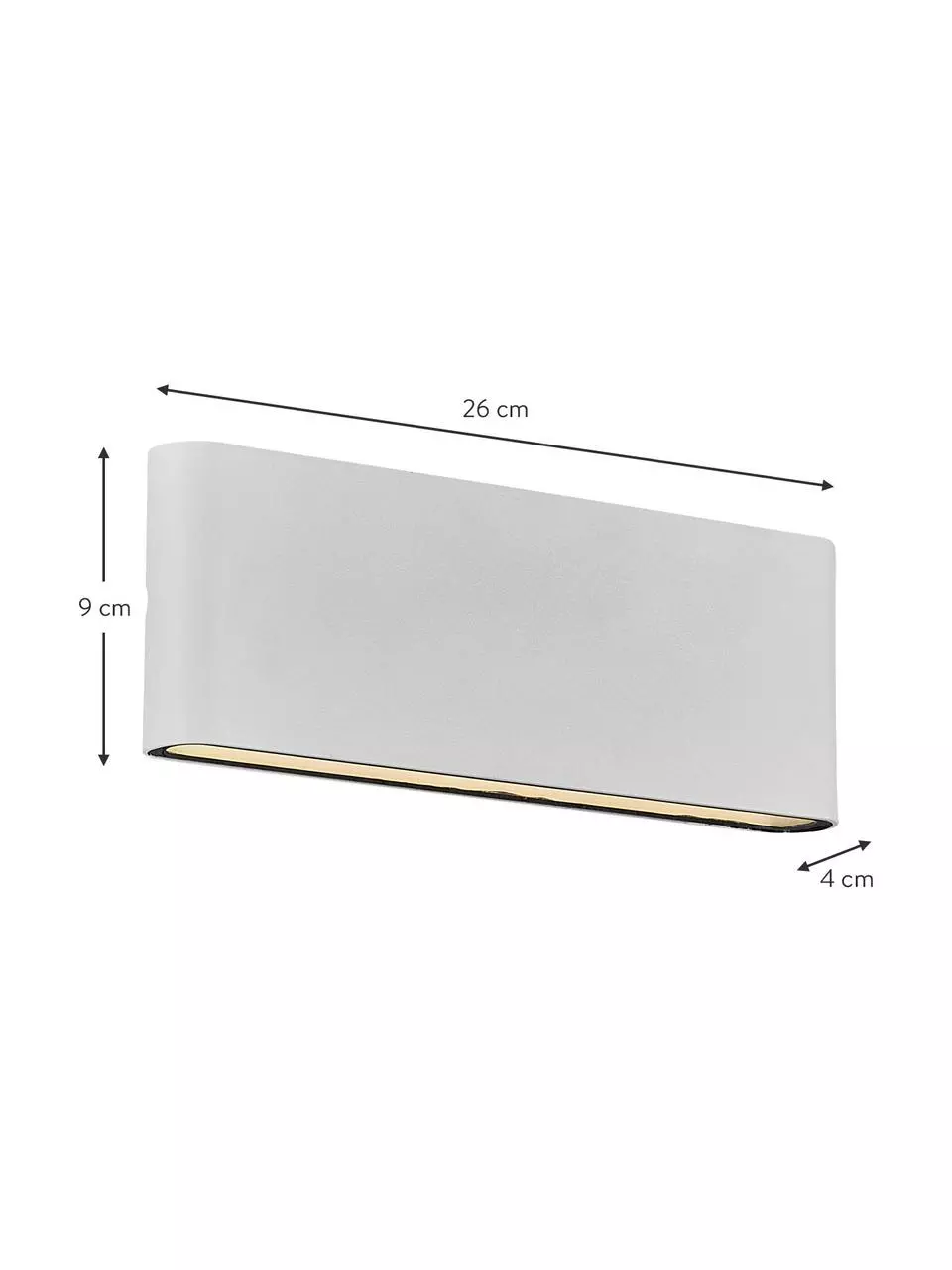 Nordlux LED-Außenwandleuchte Kinver, B 26 x H 9 cm 5 Nordlux LED-Außenwandleuchte Kinver, B 26 x H 9 cm – Bild 3