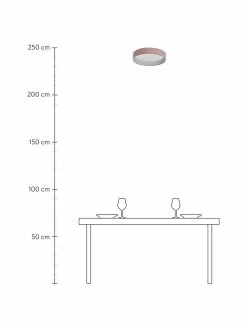 Westwing Collection LED-Deckenleuchte Helen in Altrosa, Ø 35 x H 7 cm -Leuchten Verkaufsladen LED Deckenleuchte Helen in Altrosa 3