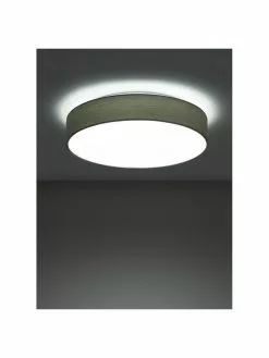 Westwing Collection LED-Deckenleuchte Helen in Olivgrün, Ø 35 x H 7 cm -Leuchten Verkaufsladen LED Deckenleuchte Helen in Olivgrun 5