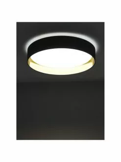 Westwing Collection LED-Deckenleuchte Mallory in Dunkelblau, Ø 41 x H 10 cm -Leuchten Verkaufsladen LED Deckenleuchte Mallory in Dunkelblau 2