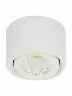 Fabas Luce LED-Deckenspot Anzio in Wei&szlig;, Ø 8 x H 5 cm -Leuchten Verkaufsladen LED Deckenspot Anzio in Weiss 3
