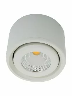 Fabas Luce LED-Deckenspot Anzio in Wei&szlig;, Ø 8 x H 5 cm -Leuchten Verkaufsladen LED Deckenspot Anzio in Weiss 5