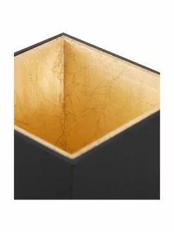 Westwing Collection LED-Deckenspot Marty in Schwarz-Gold mit Antik-Finish, B 10 x H 12 cm -Leuchten Verkaufsladen LED Deckenspot Marty in Schwarz Gold mit Antik Finish 7