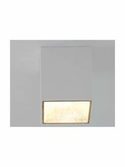 Westwing Collection LED-Deckenspot Marty in Weiß-Gold mit Antik-Finish, B 10 x H 12 cm -Leuchten Verkaufsladen LED Deckenspot Marty in Weiss Gold mit Antik Finish 9