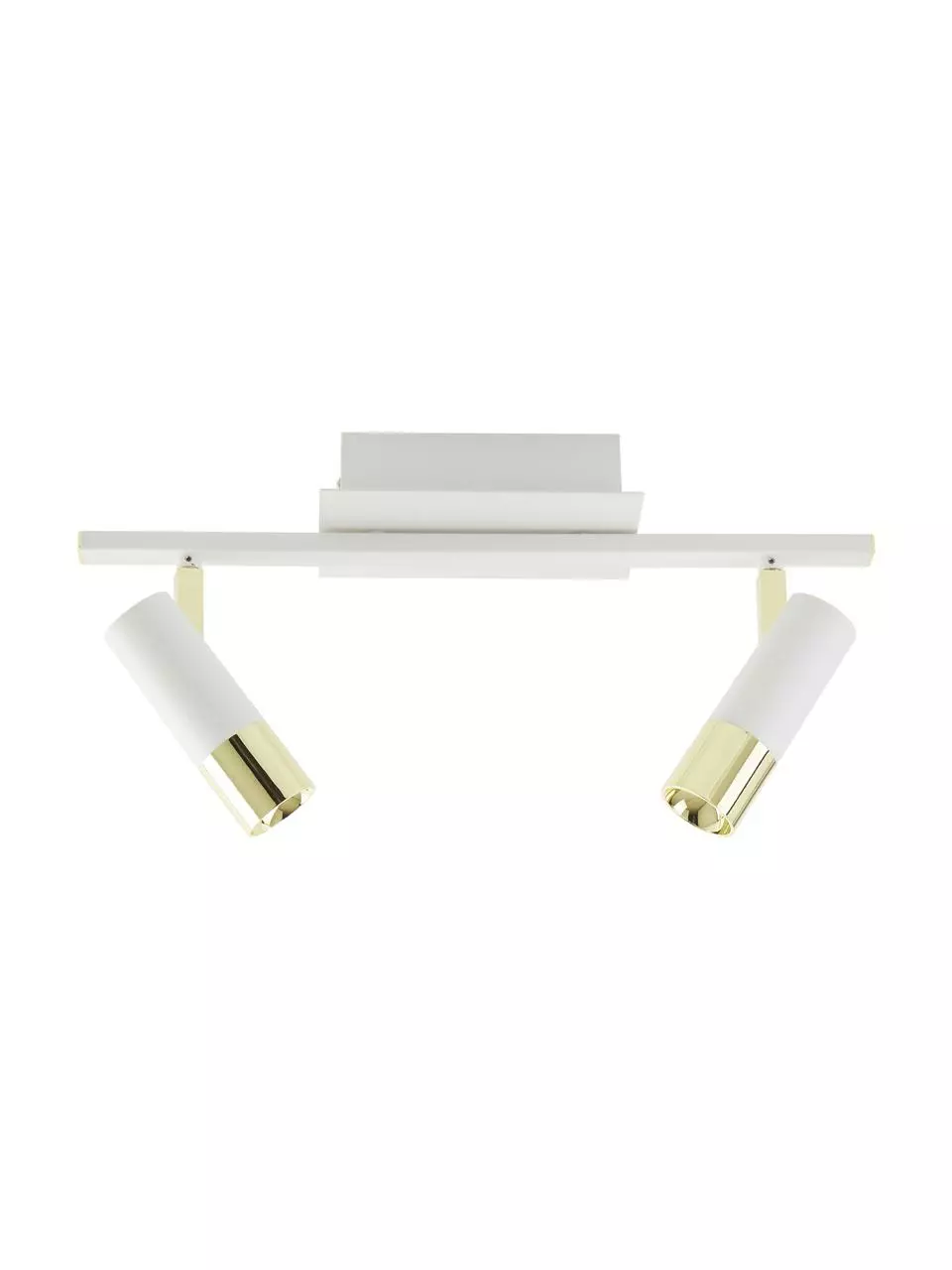 Westwing Collection LED-Deckenstrahler Bobby in Weiß-Gold, B 47 x H 13 cm 3 Westwing Collection LED-Deckenstrahler Bobby in Weiß-Gold, B 47 x H 13 cm